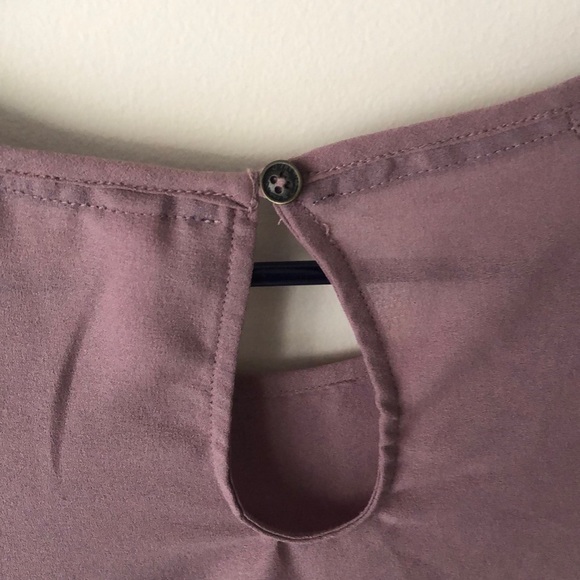 Cute Xhilaration Dusty Purple Blouse - Picture 3 of 5